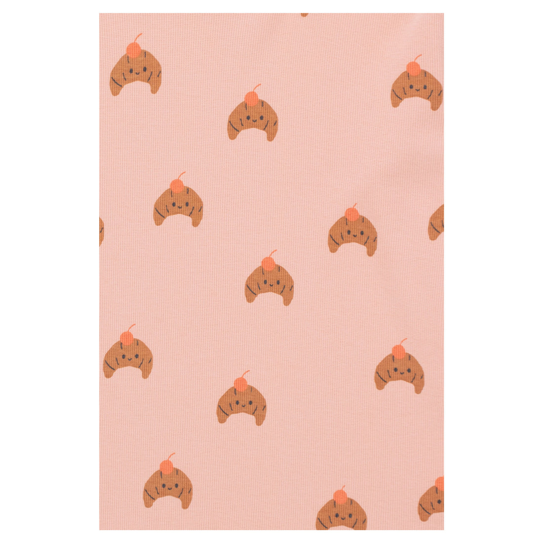 Tiny Cottons Powder Pink/Light Brown Croissants Baby Pant