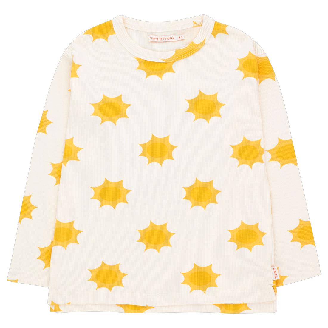 Tiny Cottons Light Cream/Yellow Sunny Tee