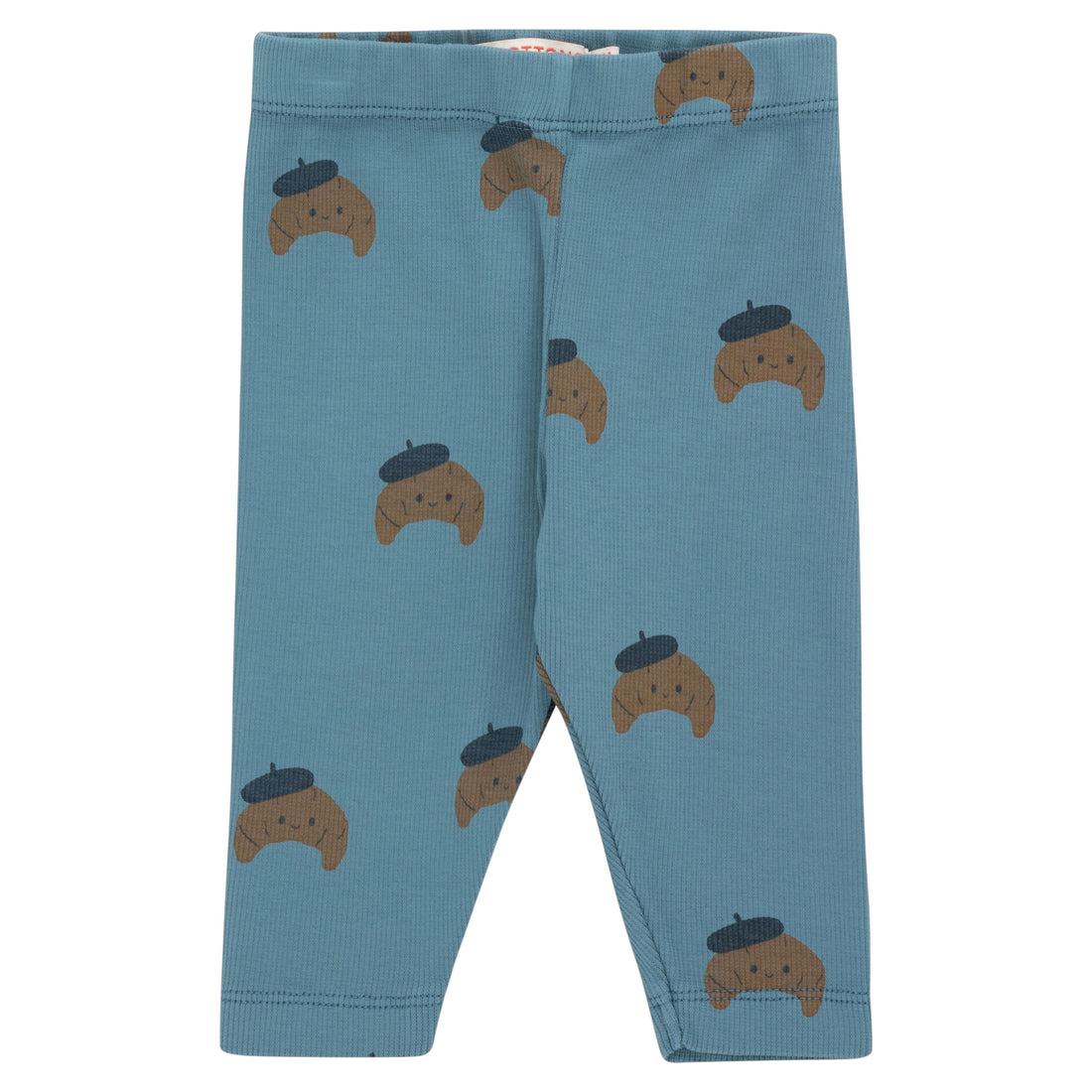 Tiny Cottons Stone/Light Brown Croissants Baby Pant