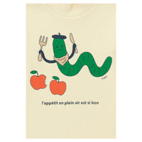 Tiny Cottons Dusty Yellow/Grass Green LeAppetit Mockneck Tee