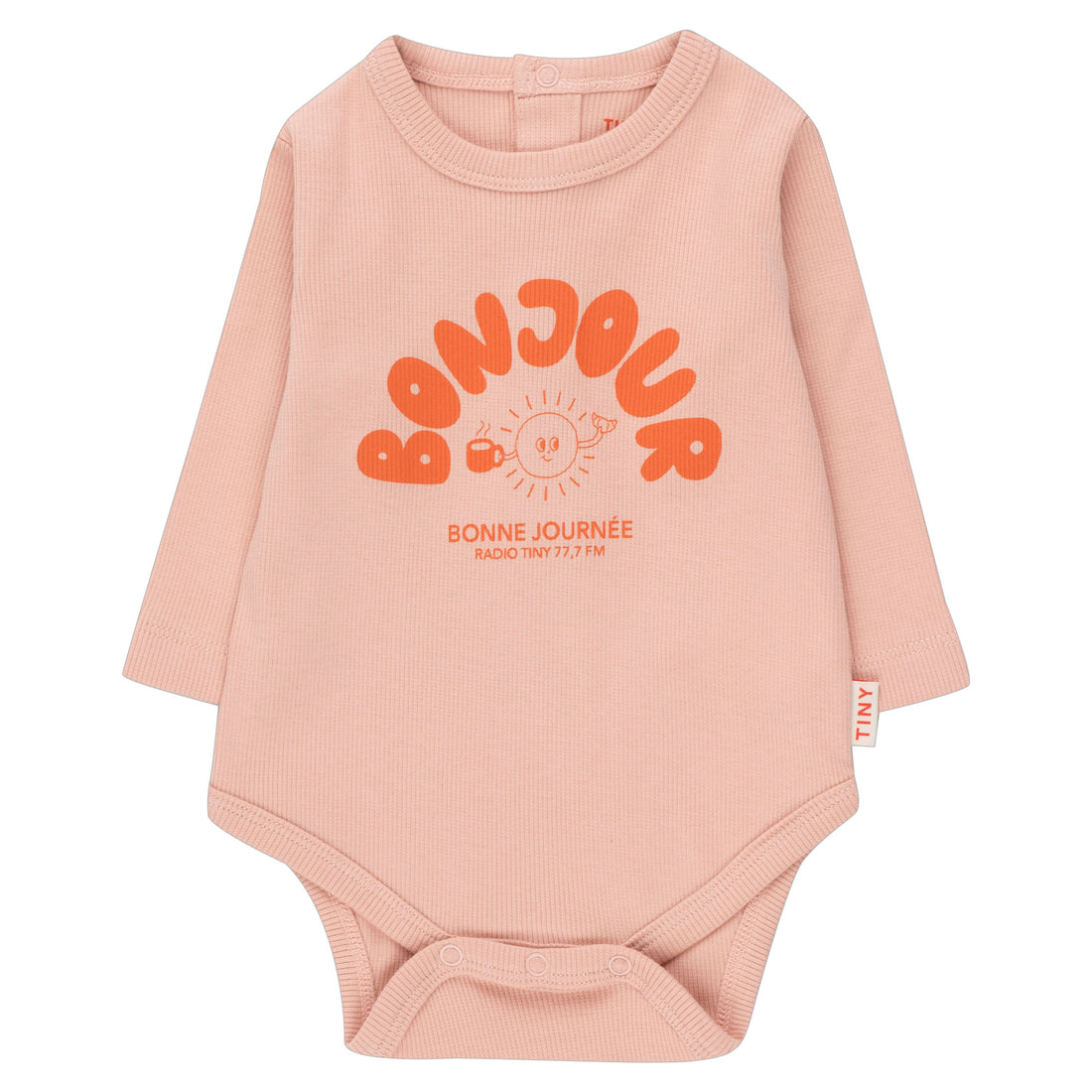 Tiny Cottons Powder Pink/Summer Red Bonjour Body
