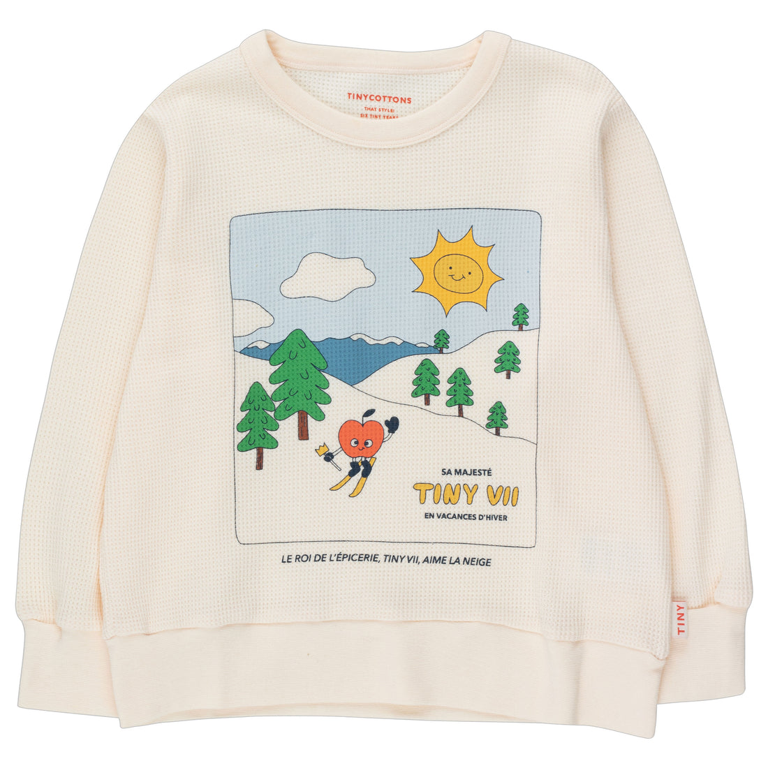 Tiny Cottons Light Cream Sa Majeste Sweatshirt