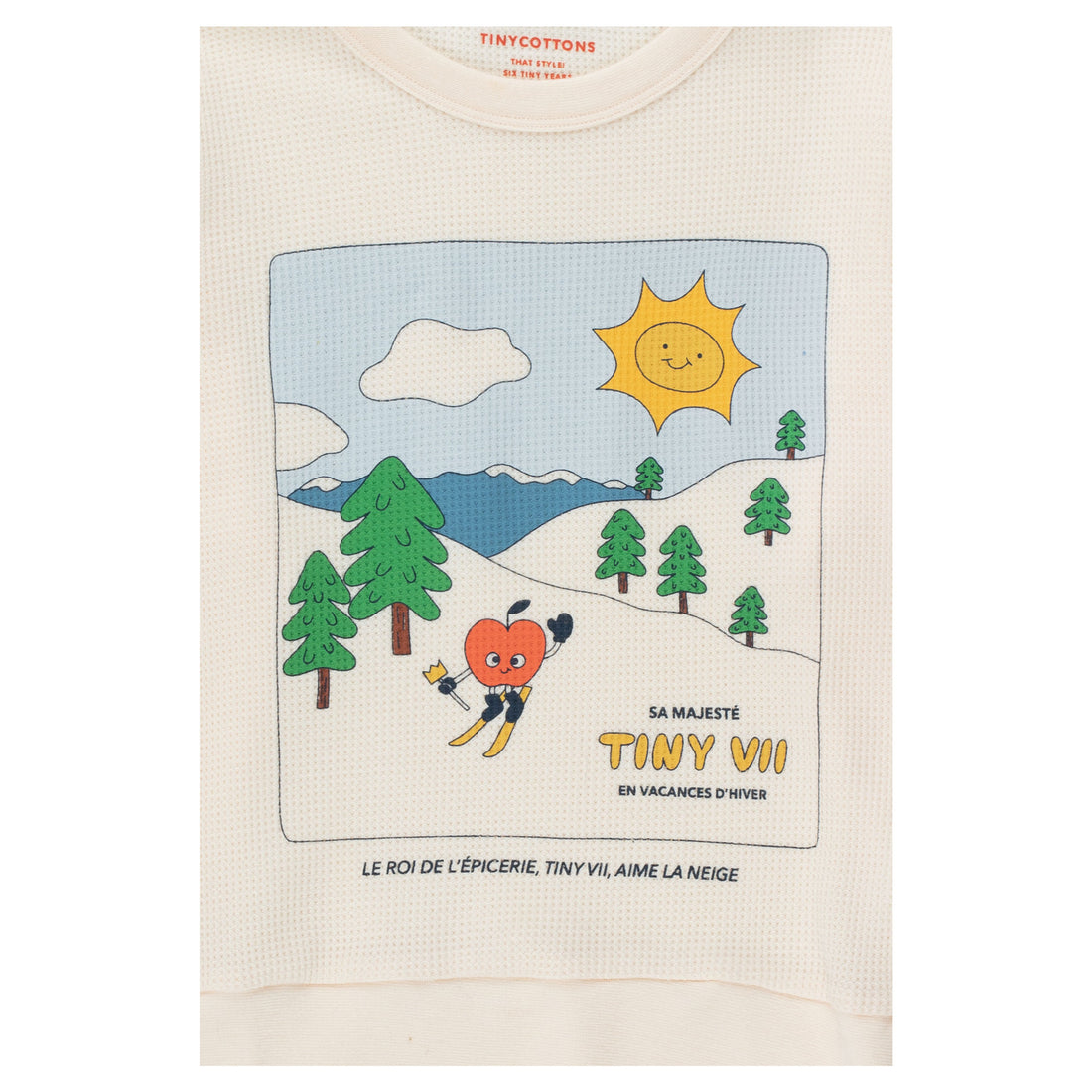 Tiny Cottons Light Cream Sa Majeste Sweatshirt
