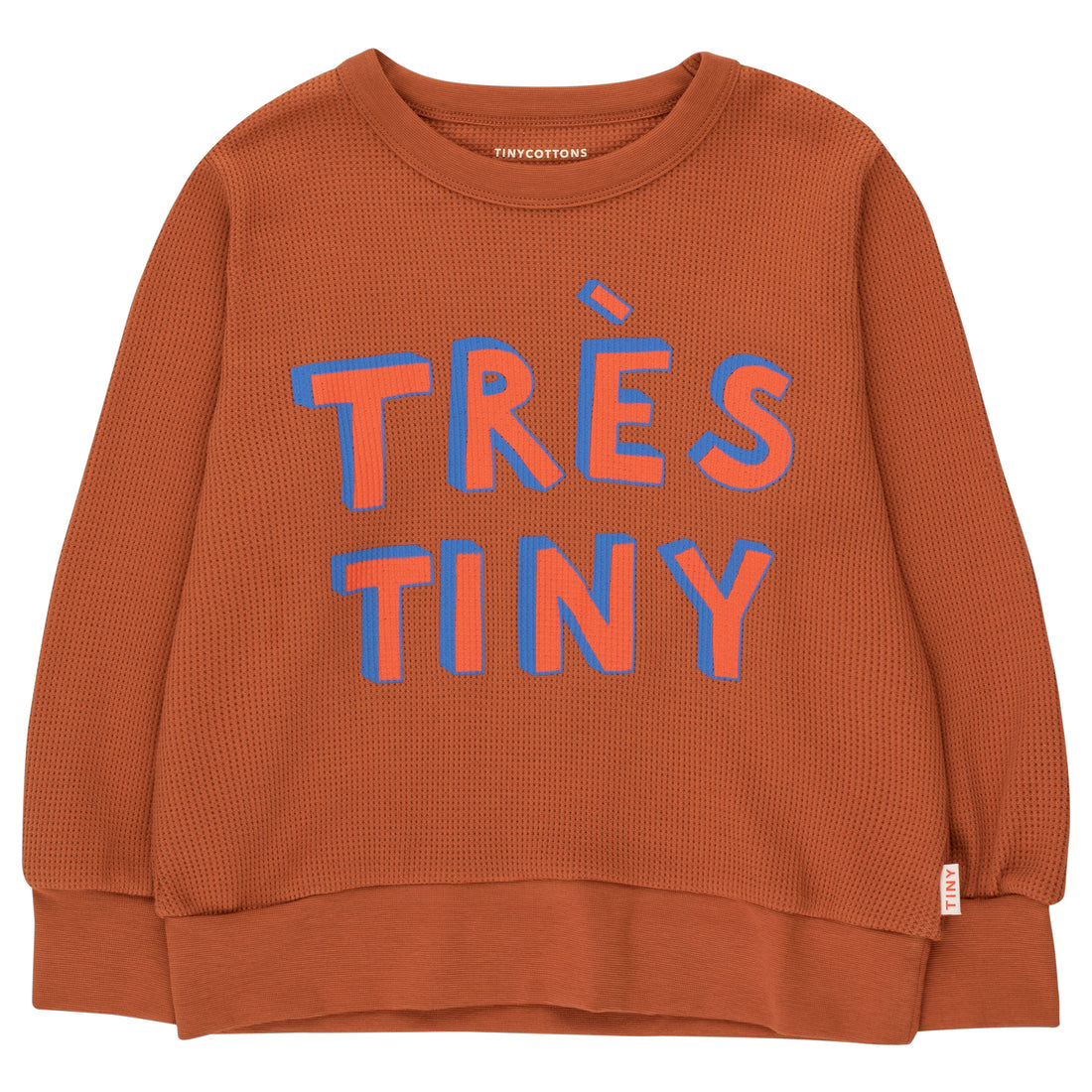 Tiny Cottons Chestnut/Summer Red Tres Tiny Sweatshirt