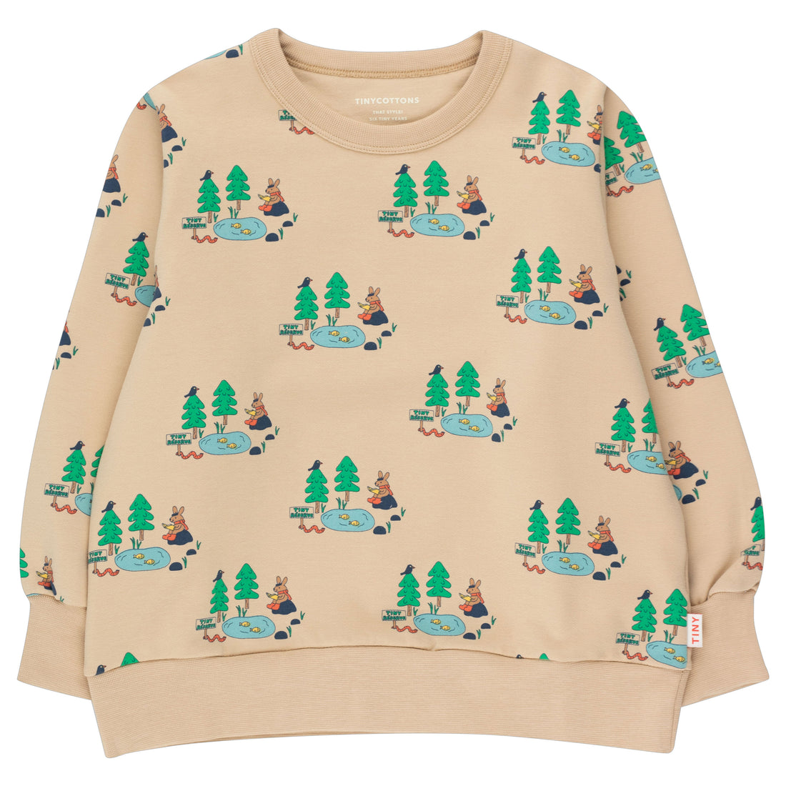Tiny Cottons Taupe Tiny Reserve Sweatshirt