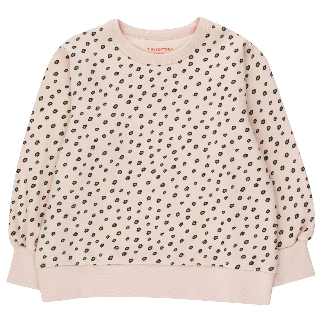 Tiny Cottons Nude/Deep Yellow Animal Print Sweatshirt