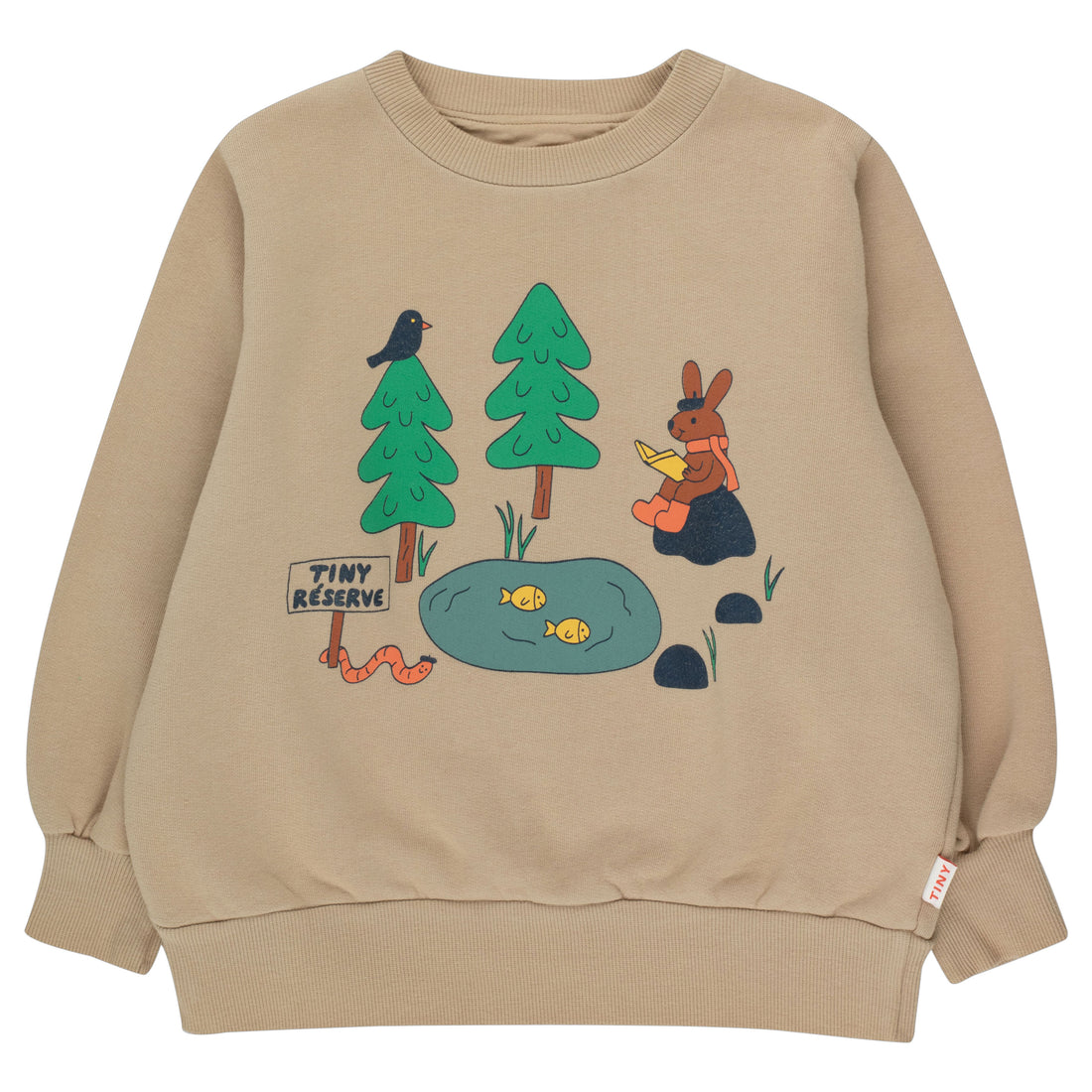 Tiny Cottons Taupe Tiny Reserve Sweatshirt