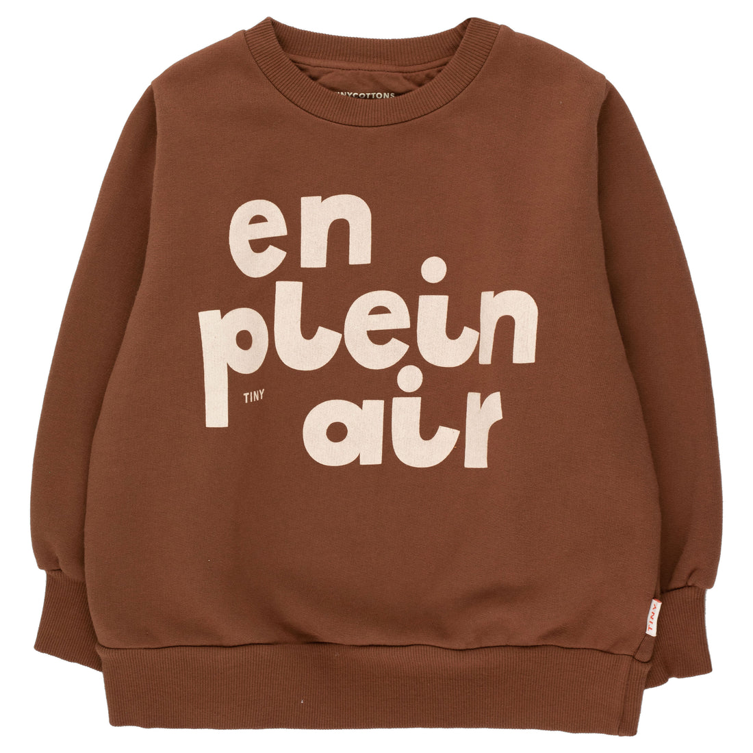 Tiny Cottons Chocolate/Nude En Plein Air Sweatshirt