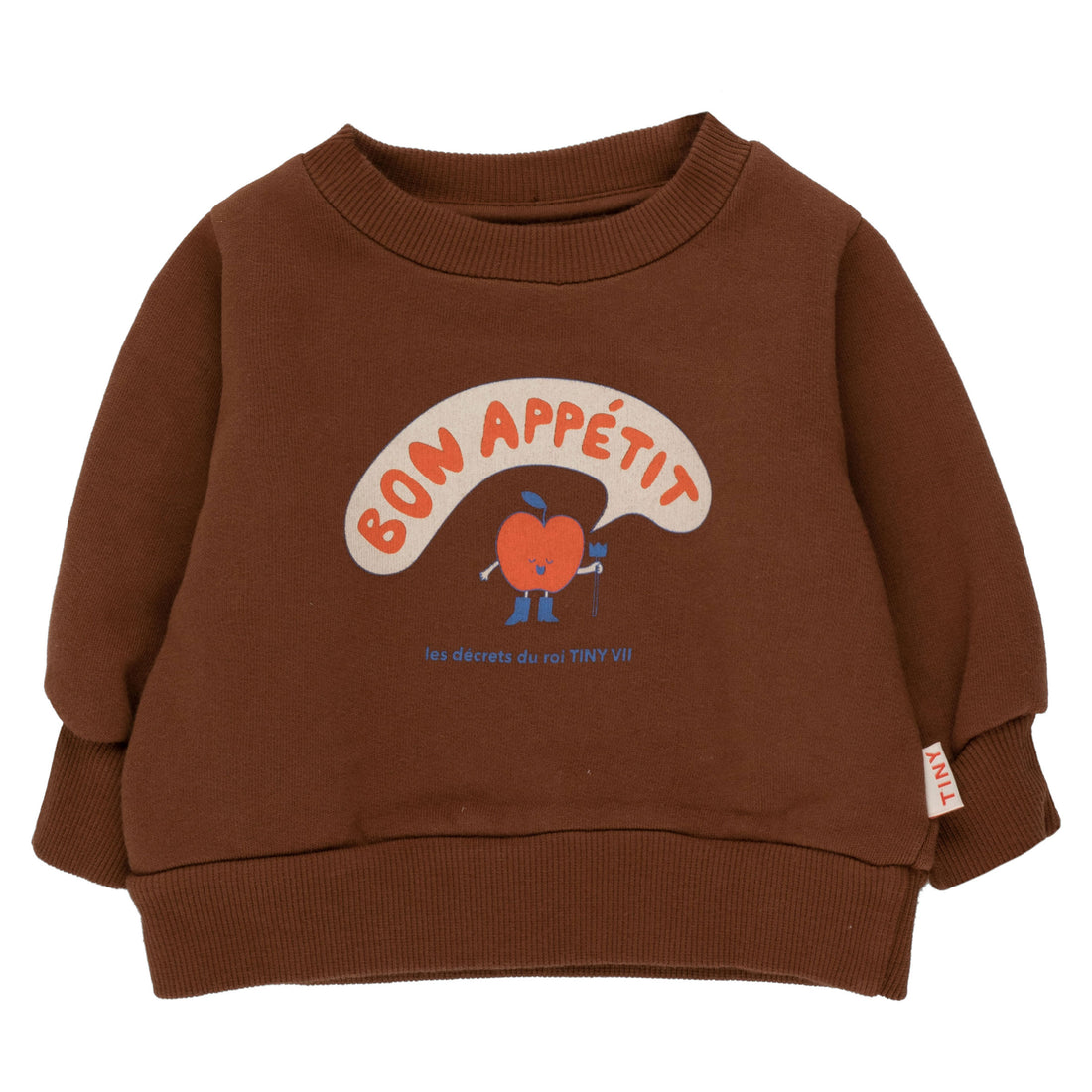 Tiny Cottons Chocolate Bon Appetit Baby Sweatshirt