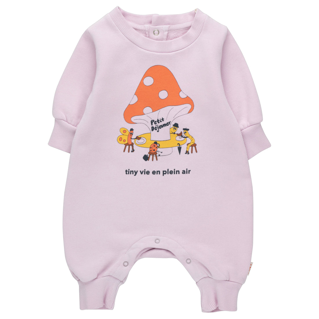 Tiny Cottons Lilac/Summer Red Petit Dejeuner One-Piece