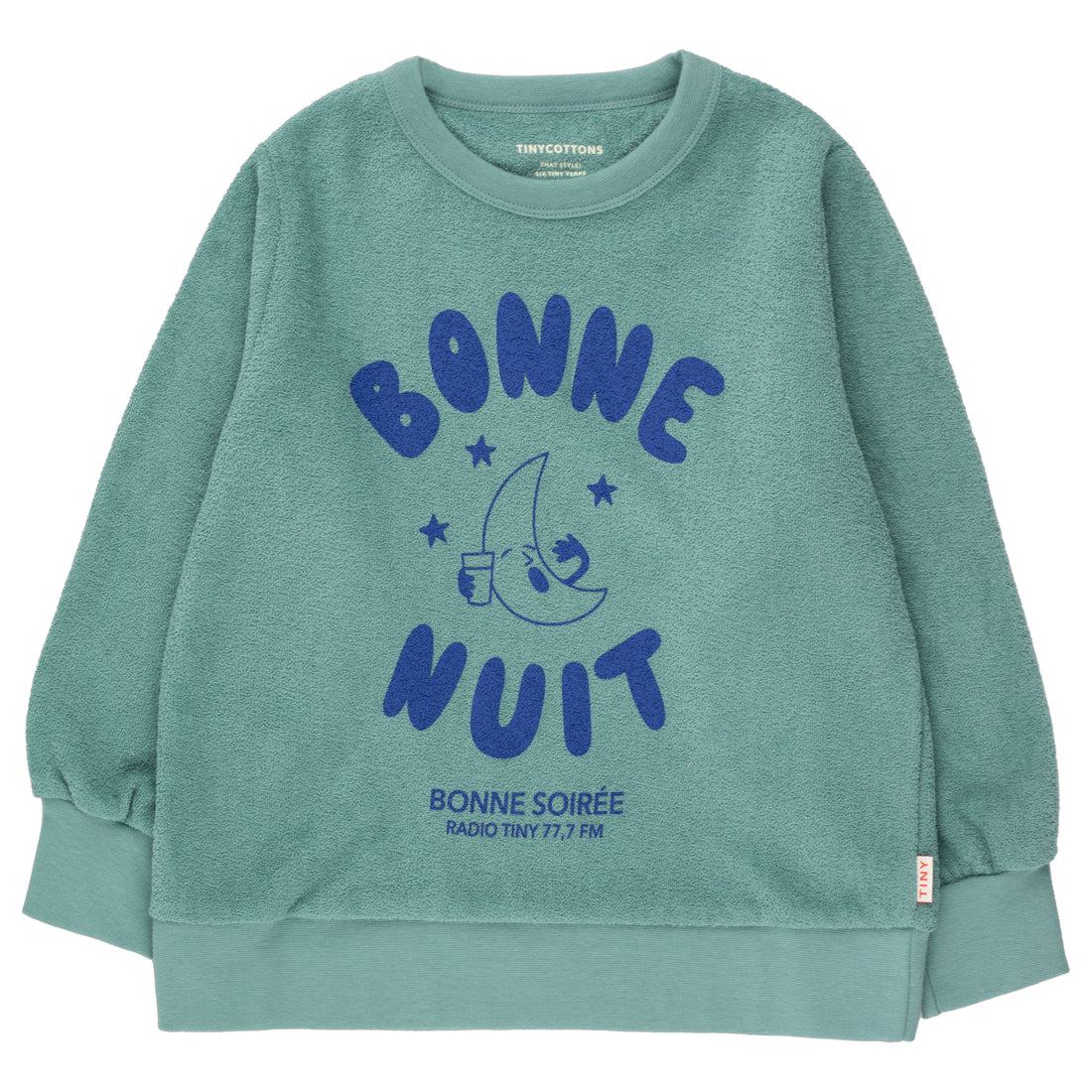 Tiny Cottons Fern/Indigo Bonne Nuit Sweatshirt
