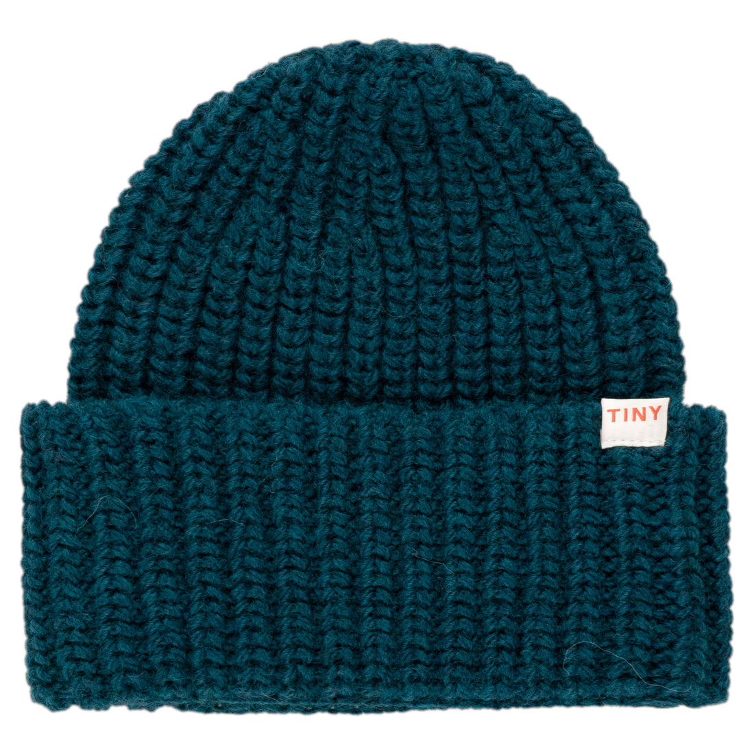 Tiny Cottons Petrol Green Solid Beanie