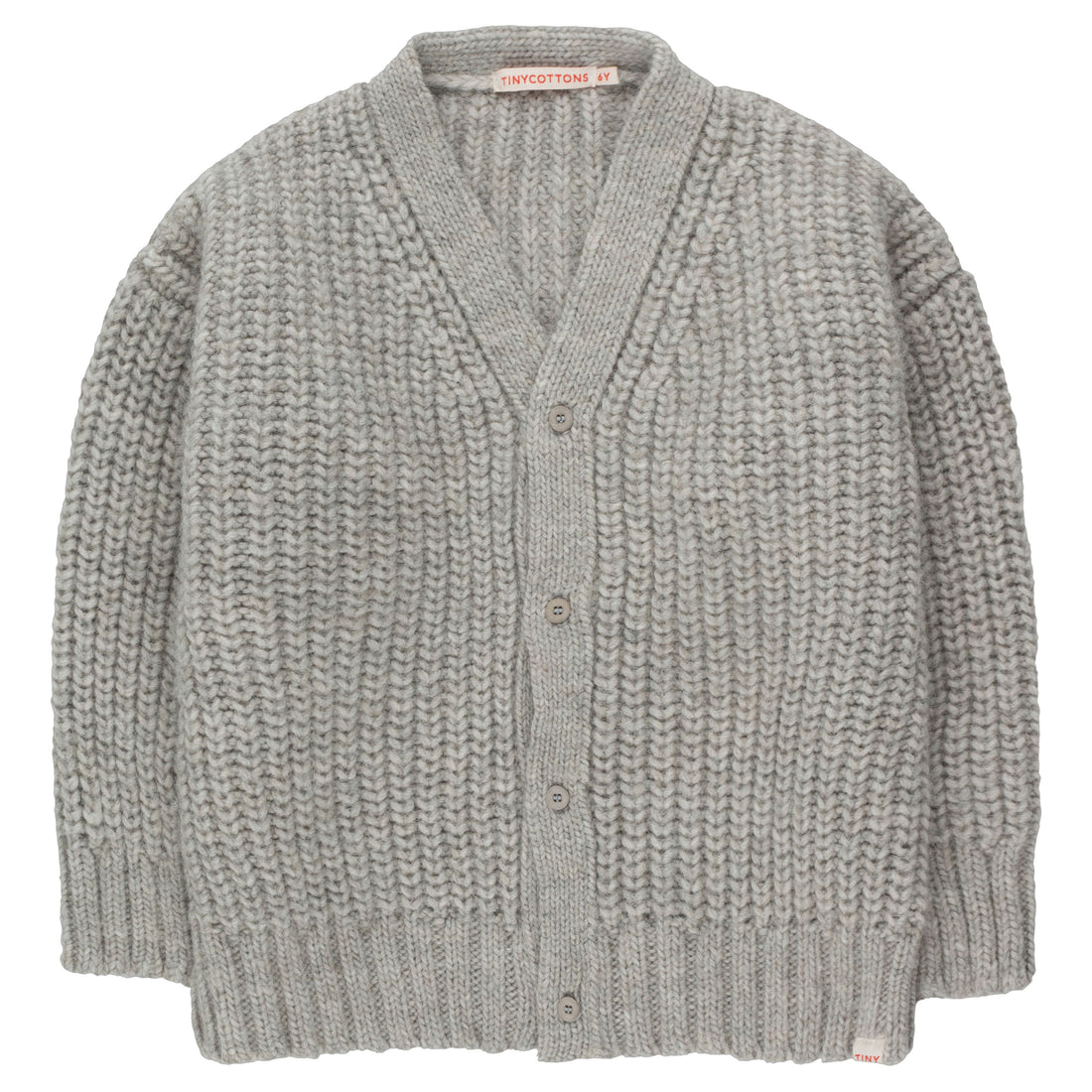 Tiny Cottons Sandstone Solid Cardigan