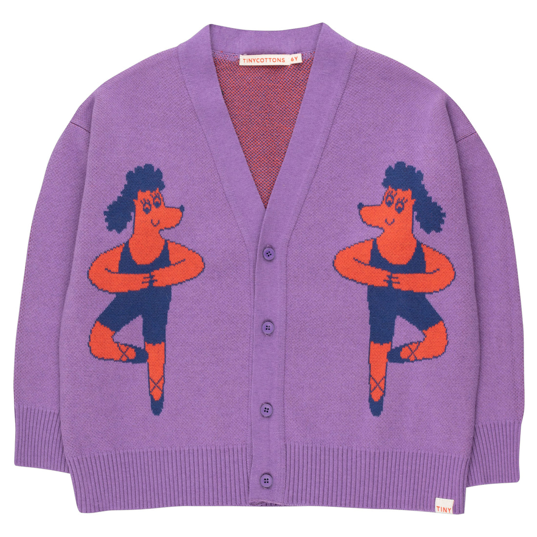 Tiny Cottons Violet Tiny Dancer Cardigan