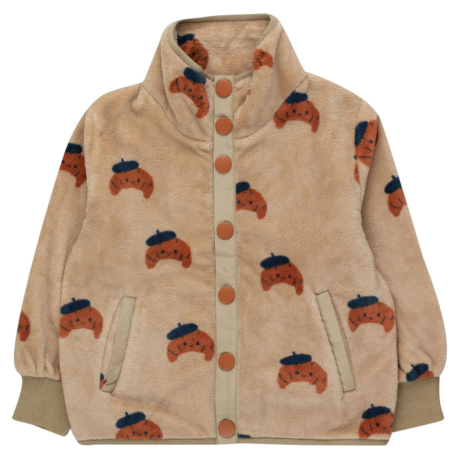 Tiny Cottons Taupe Croissant Polar Jacket – Ladida
