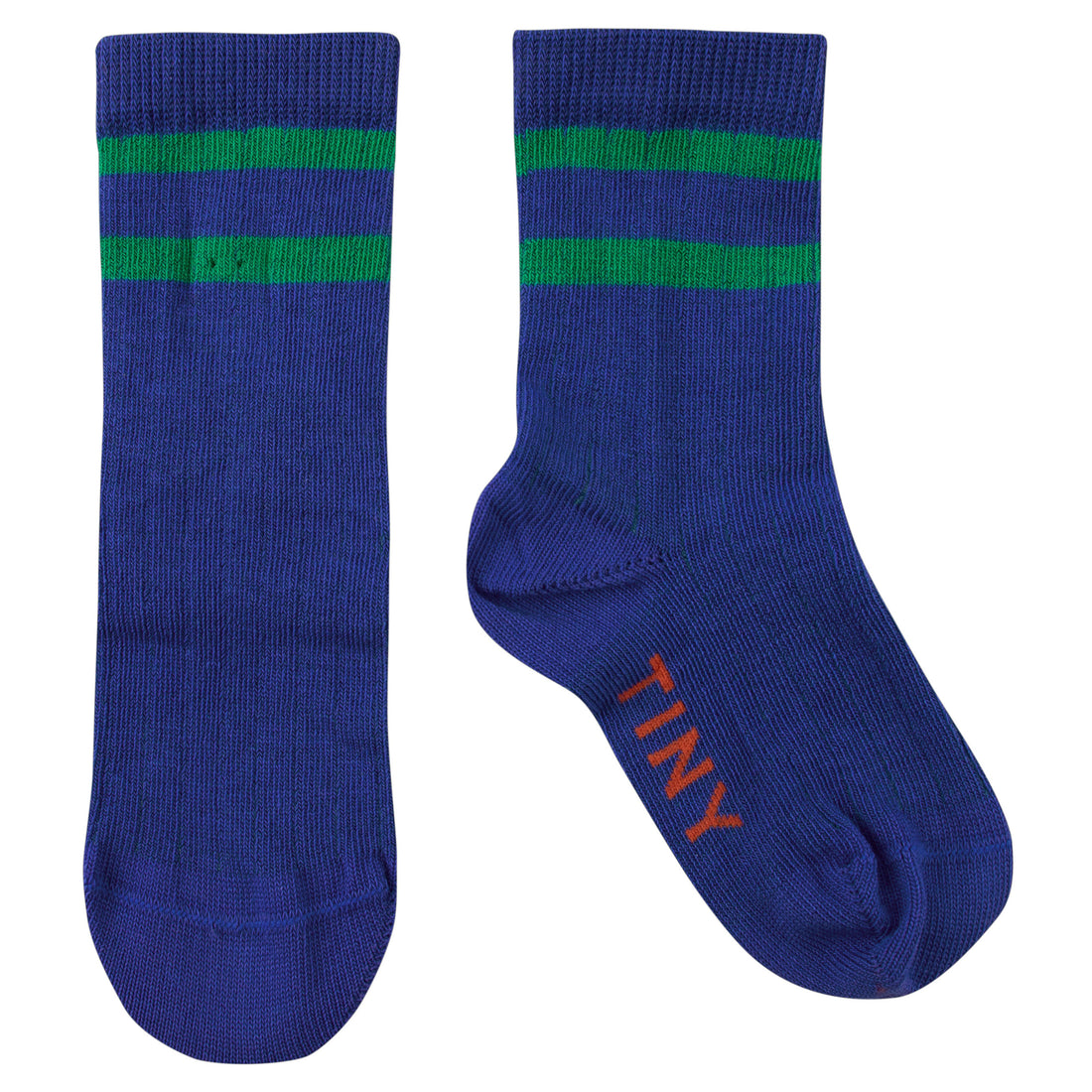 Tiny Cottons Snow/Indigo Stripes Medium Socks Pack