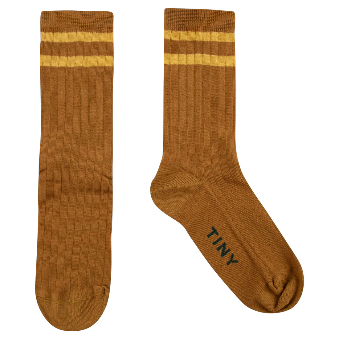 Tiny Cottons Light Cream/Mustard Stripes Medium Socks Pack