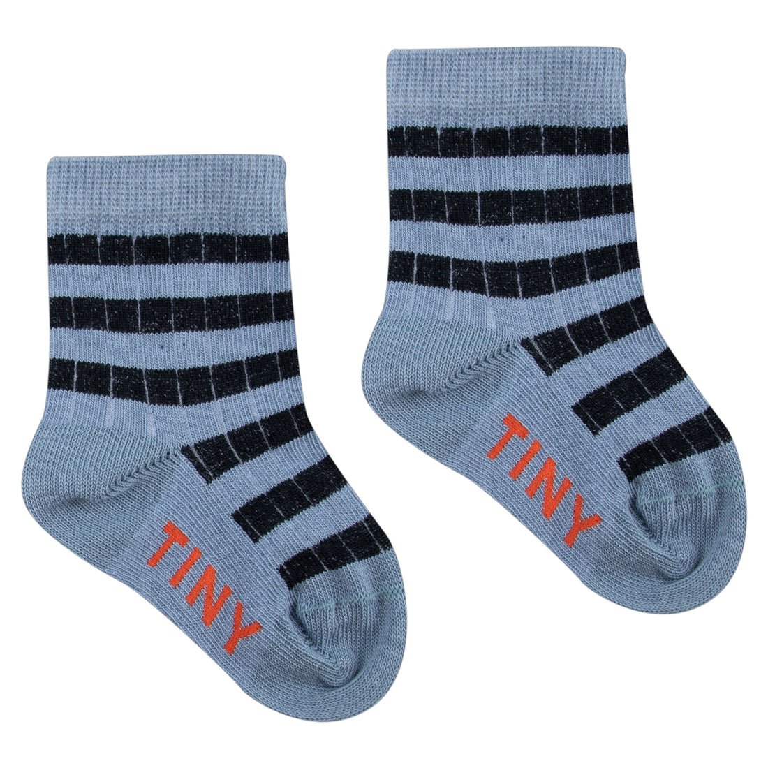 Tiny Cottons Blue/Grey Stripes Medium Socks Pack