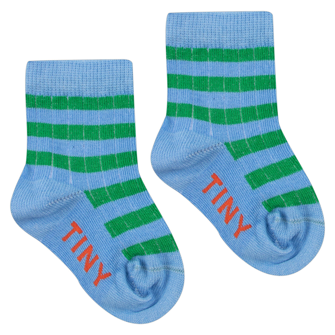 Tiny Cottons Blue/Grey Stripes Medium Socks Pack