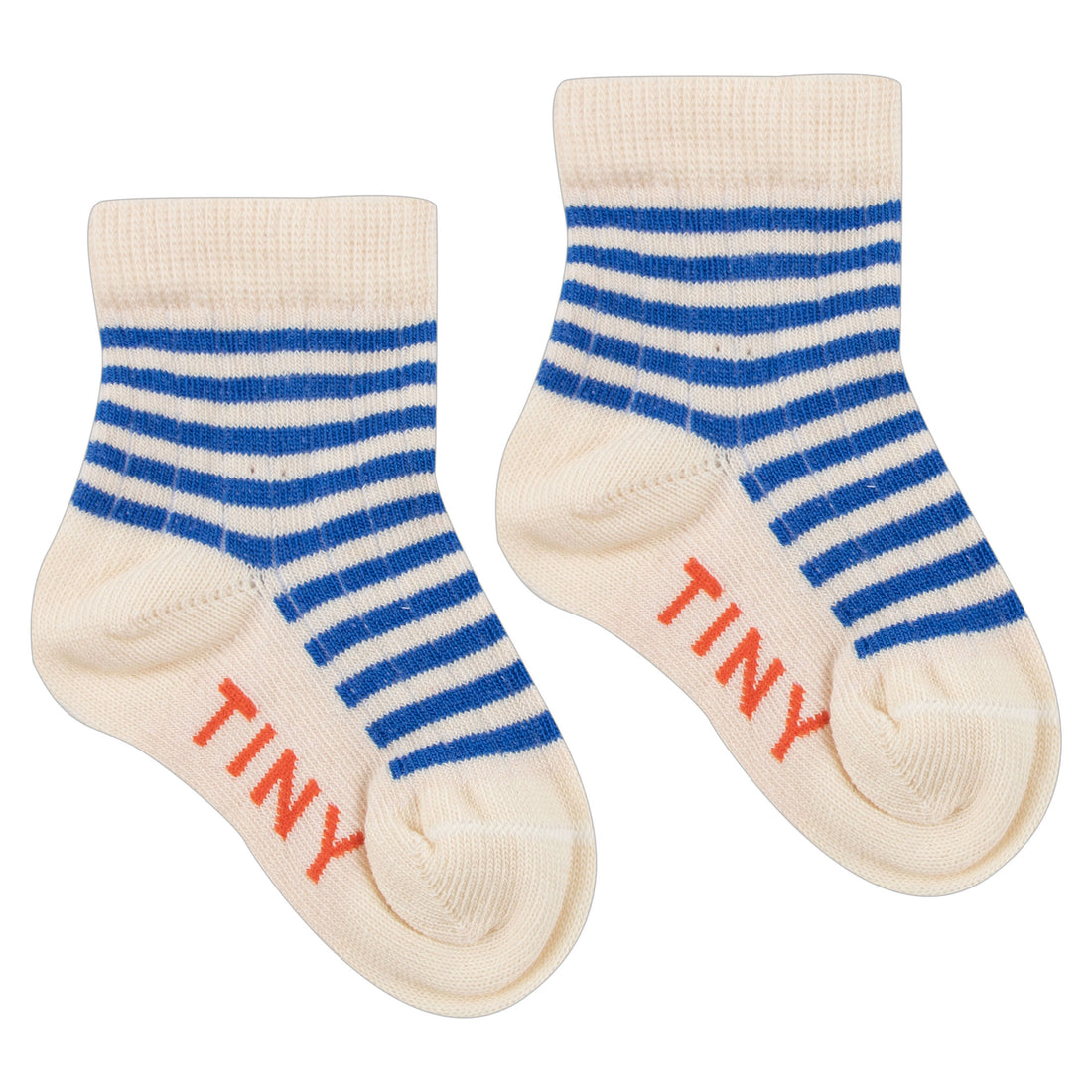 Tiny Cottons Indigo/Light Cream Thin Stripes Medium Socks Pack