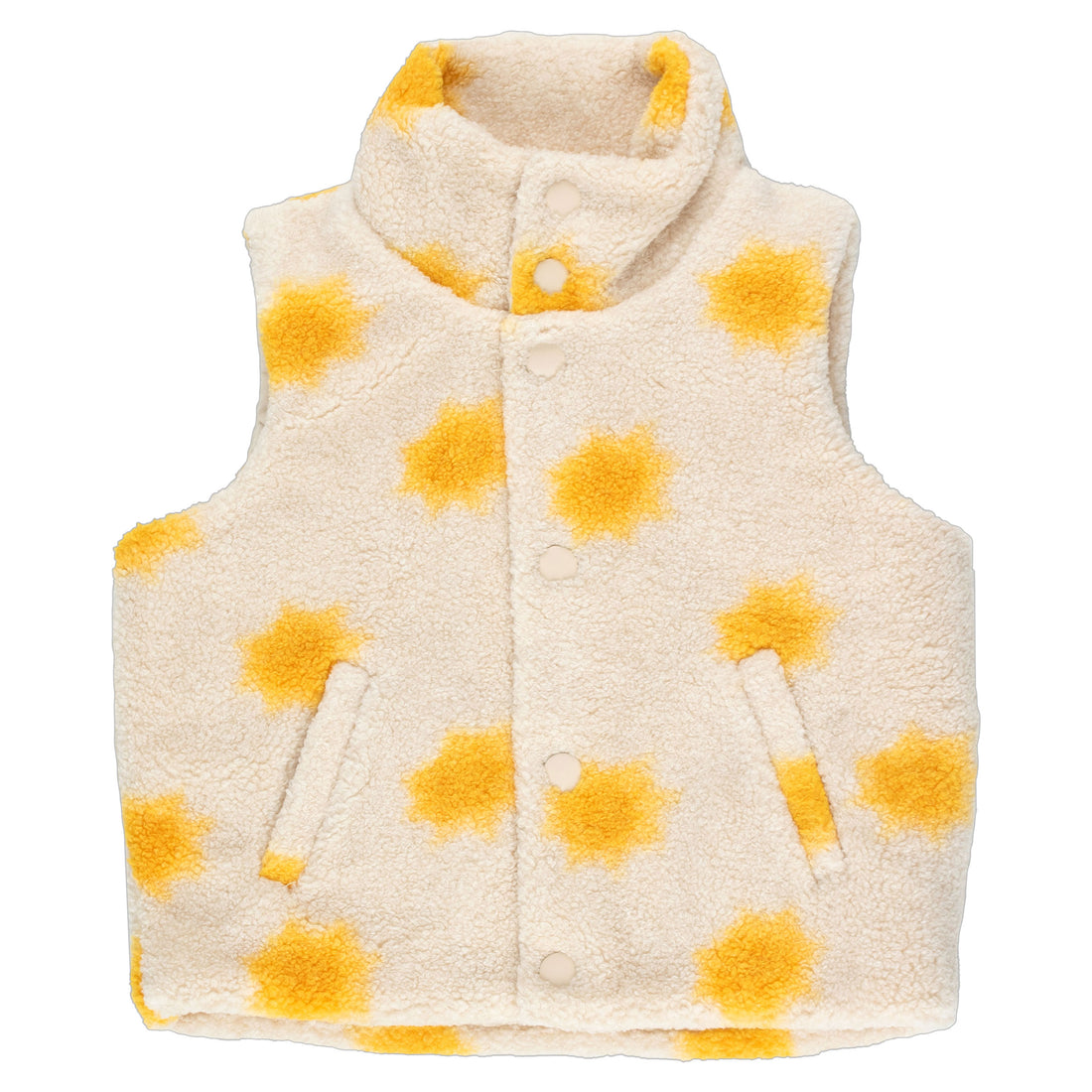 Tiny Cottons Light Cream Sunny Sherpa Vest