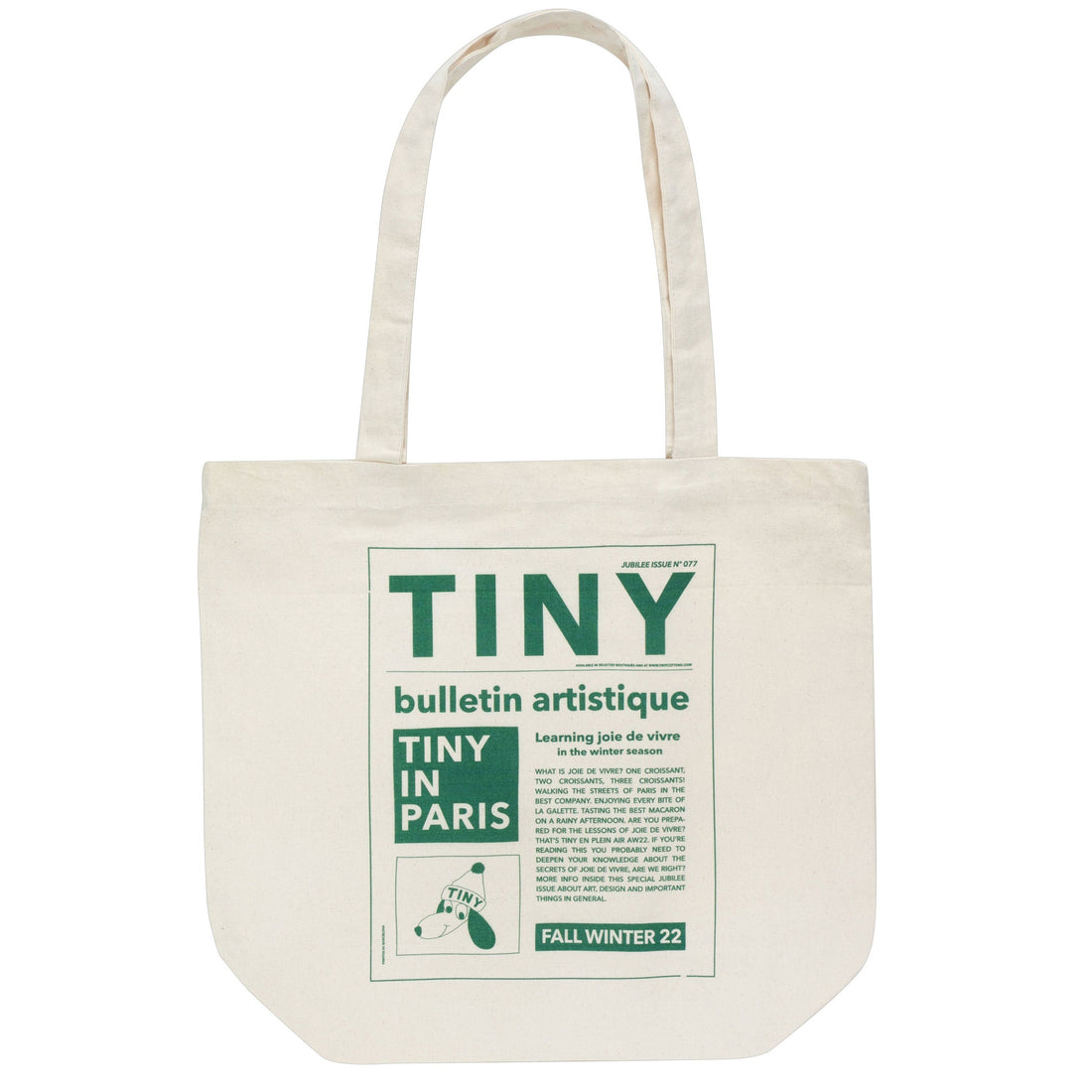 Tiny Cottons Light Cream En Plein Air Merchandise Bag
