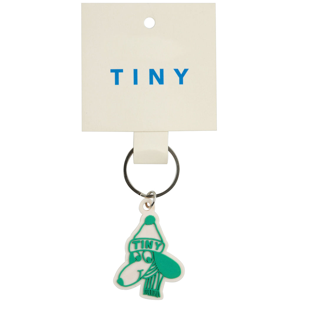 Tiny Cottons Light Cream Dog Key Chain