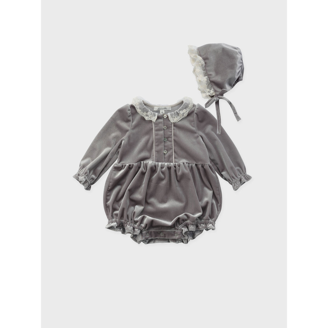 Louisiella Baby Ande Velvet Bonnet