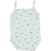 Bebe Organic Violet Flowers Adele Camisole Onesie