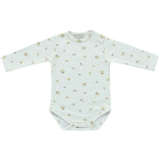 Bebe Organic Violet Flowers Adele Onesie