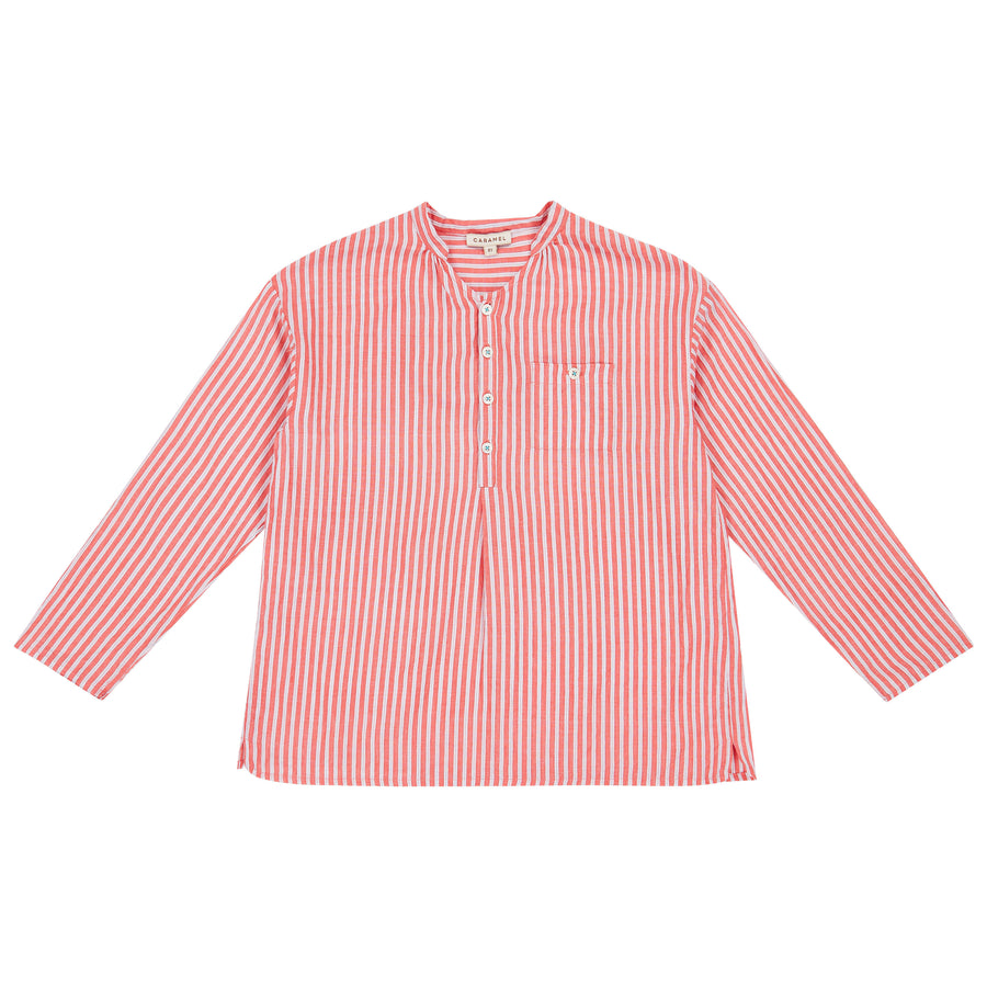 Caramel Red Stripe Adonis Shirt