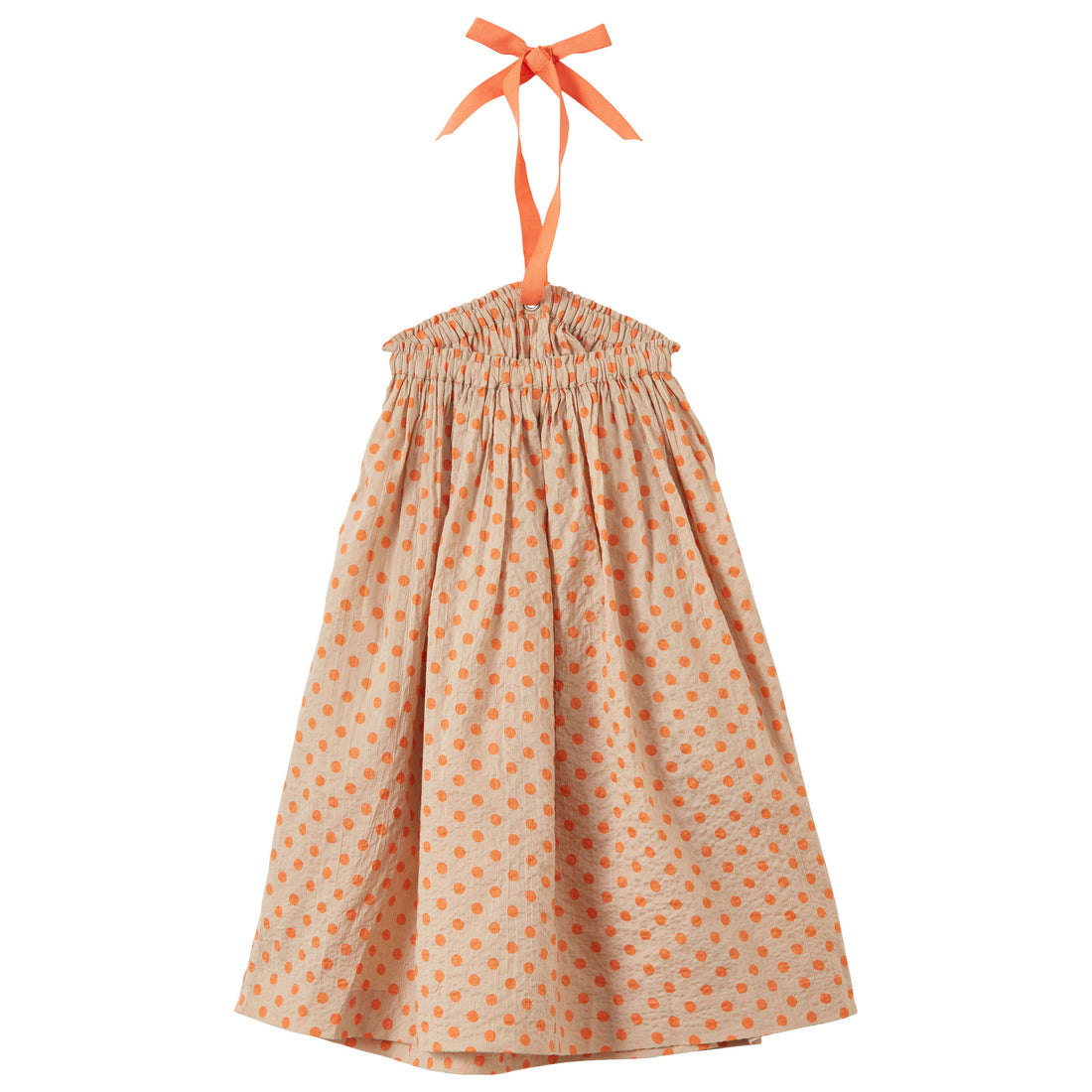 Caramel Orange Polka Dot Agave Dress