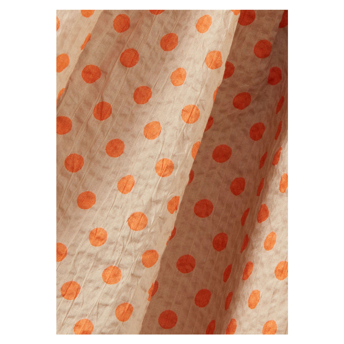 Caramel Orange Polka Dot Agave Dress