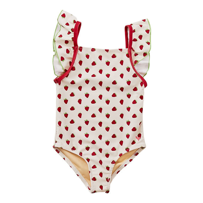 Pink Chicken Mini Strawberries Ailee Suit
