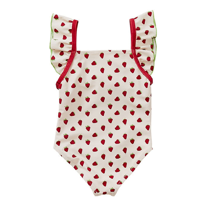 Pink Chicken Mini Strawberries Ailee Suit