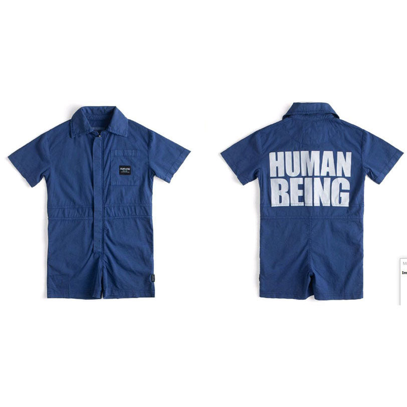 NUNUNU Blue Airy Overall