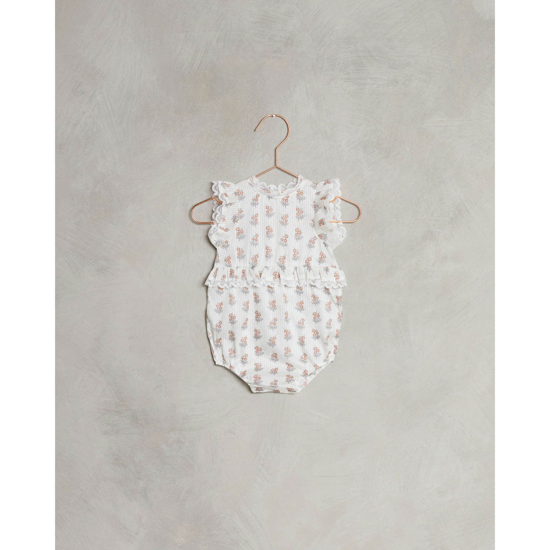 Noralee Ivory Alice Romper | Victorian Floral