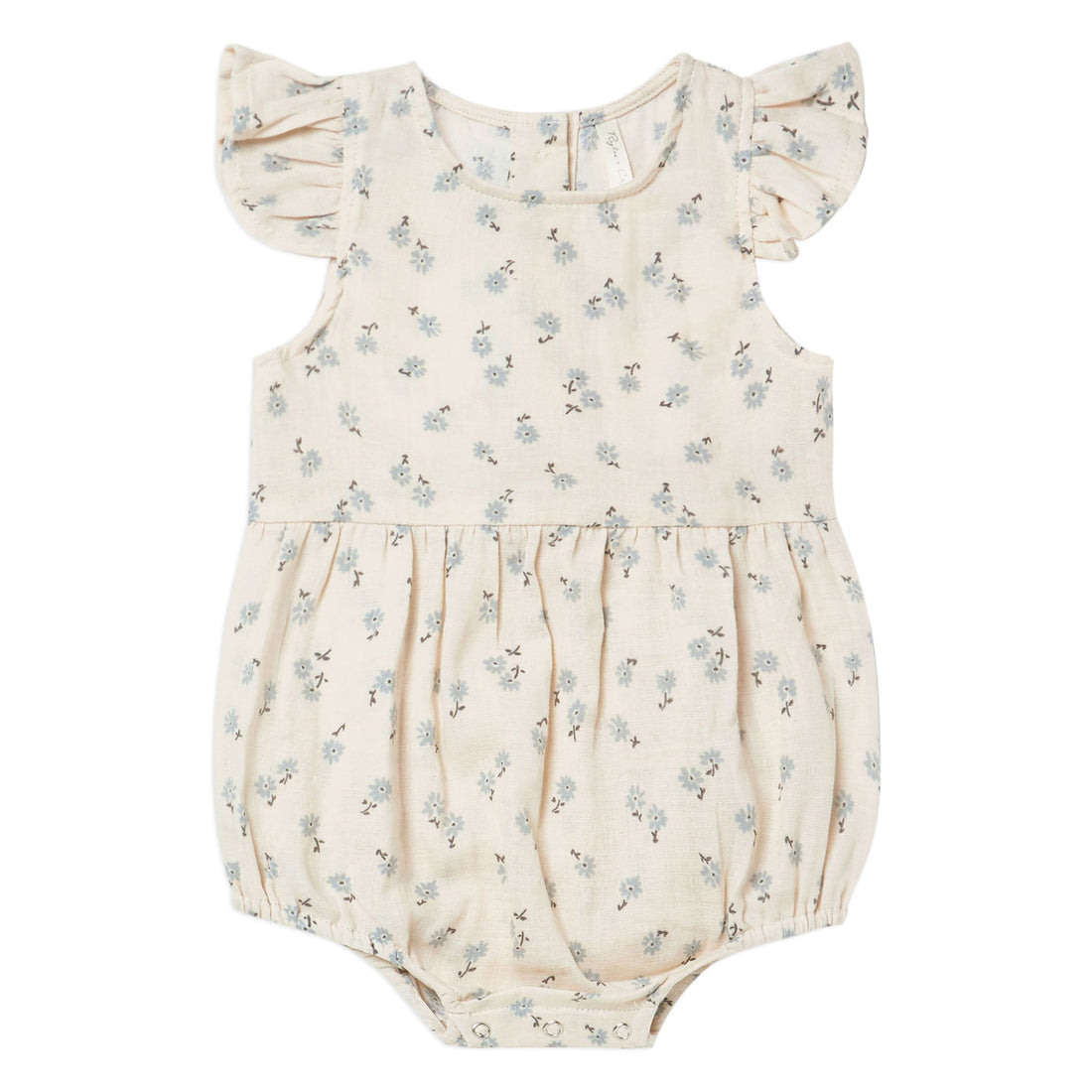 Rylee and Cru Amelia Romper | Blue Ditsy