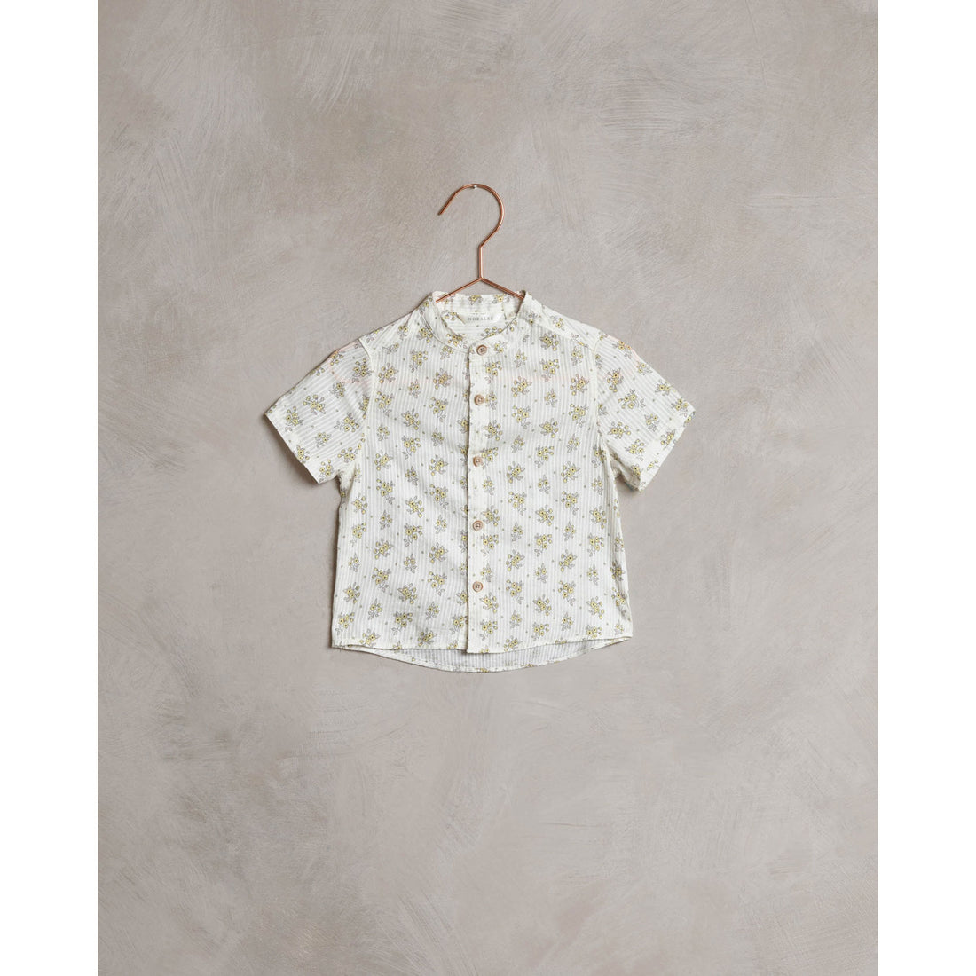 Noralee Natural Archie Shirt | Lemon Ditsy