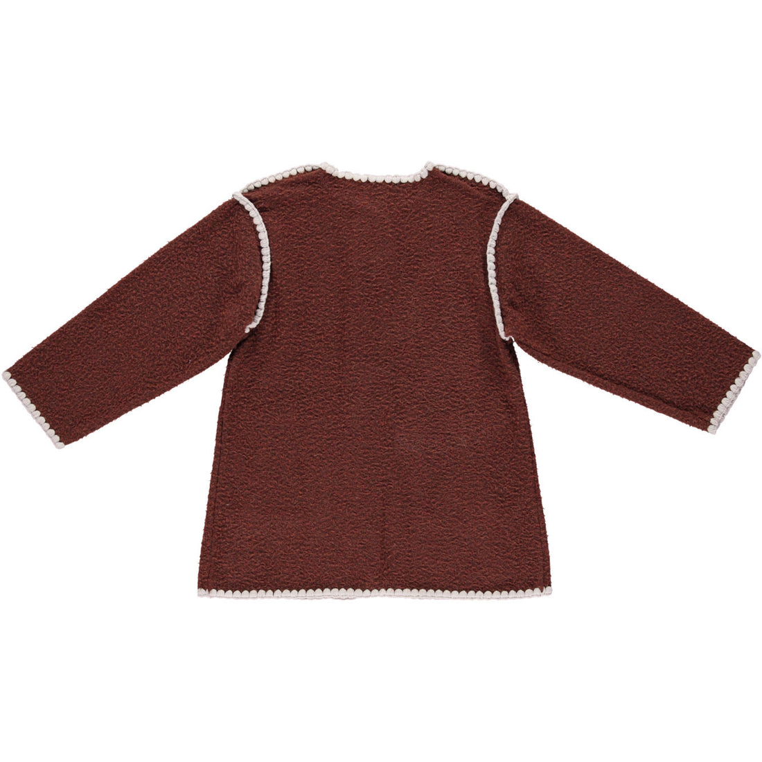 Bebe Organic Pecan Crochet Astrid Coat