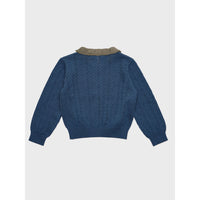 Louisiella Abel Knit Cardigan- Blue