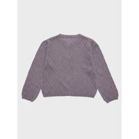 Louisiella Bellute Knit Cardigan- Violet
