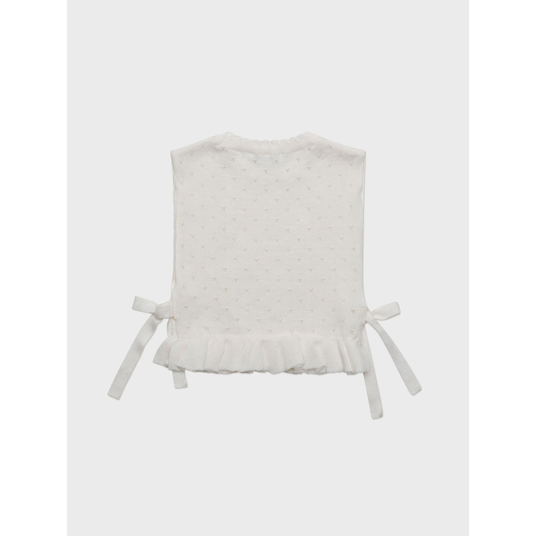 Louisiella Davian Knit Vest-  Vanilla White