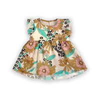 Little Creative Factory Flower Print Hawaii Baby Dress