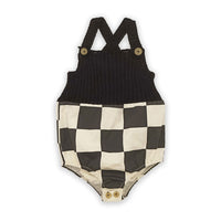 Little Creative Factory Check Tribal Knit Romper