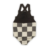Little Creative Factory Check Tribal Knit Romper