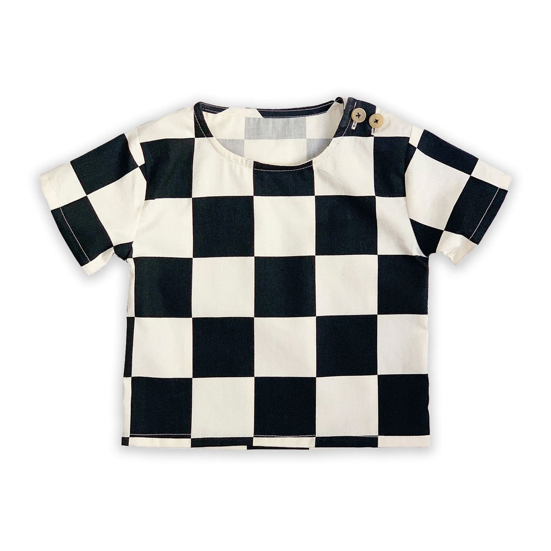 Little Creative Factory Check Tribal Baby Shirt