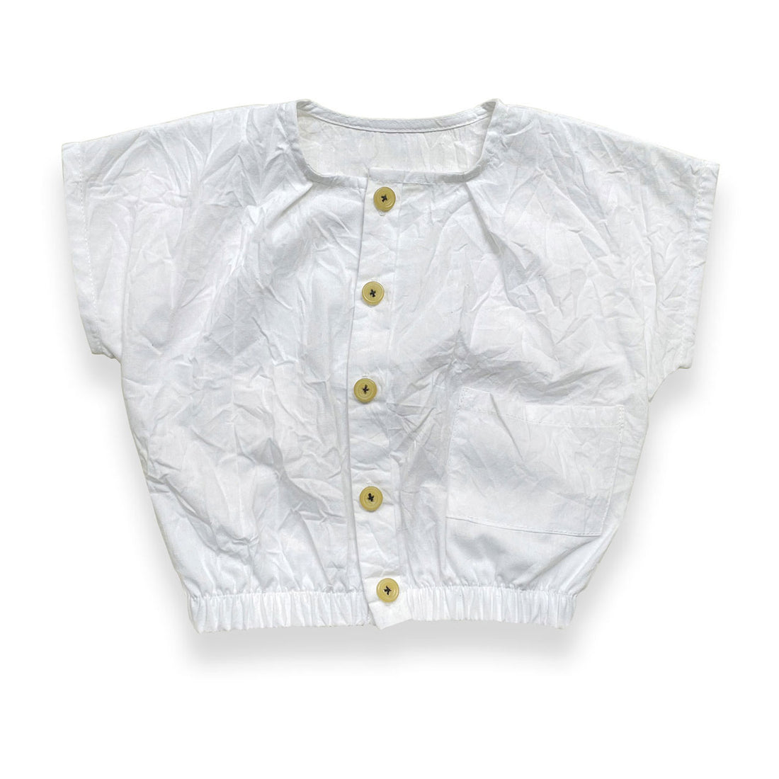 Little Creative Factory White Honolulu Baby Shirt