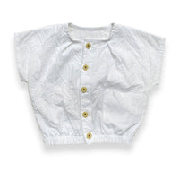Little Creative Factory White Honolulu Baby Shirt