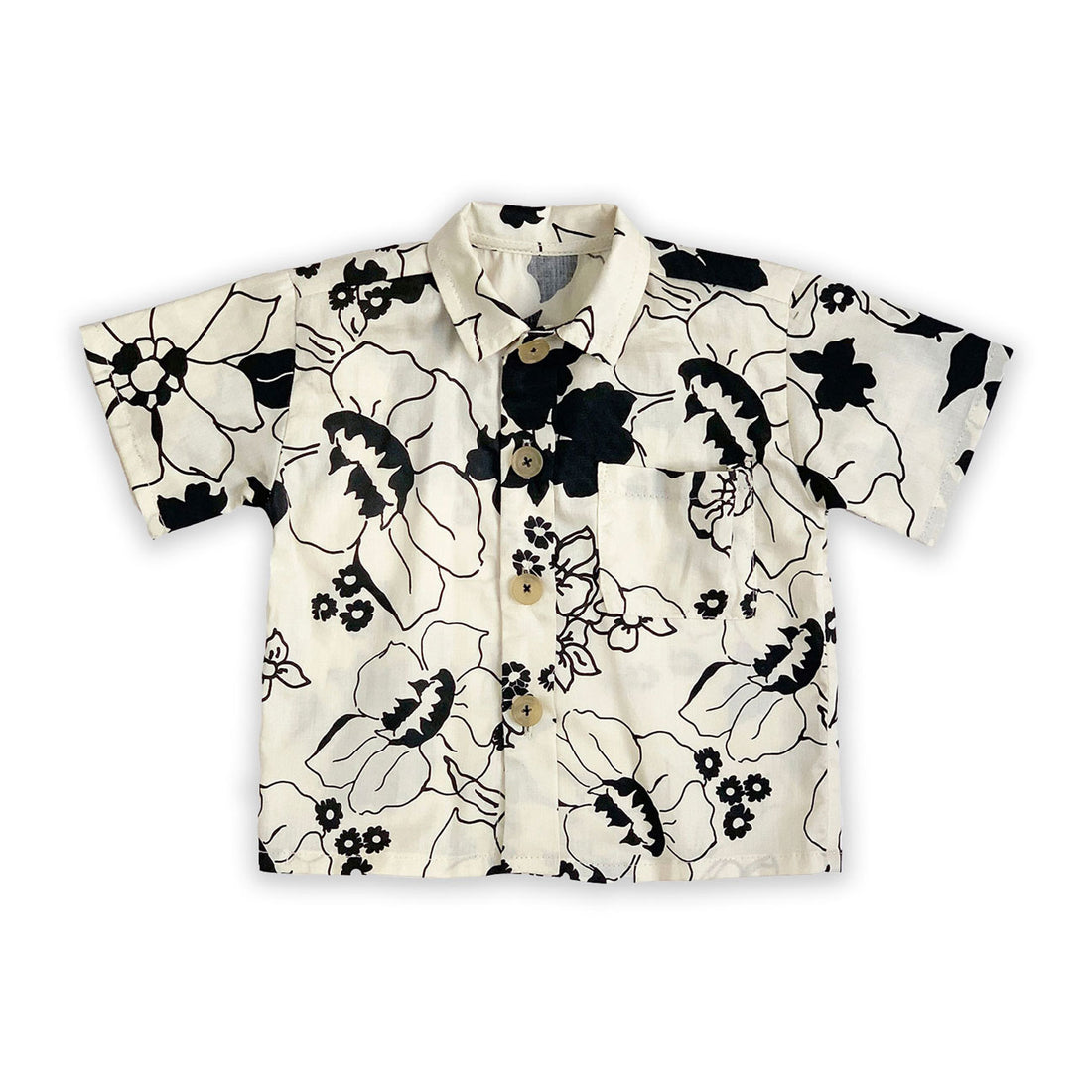 Little Creative Factory Cream Aloha Baby Shirt